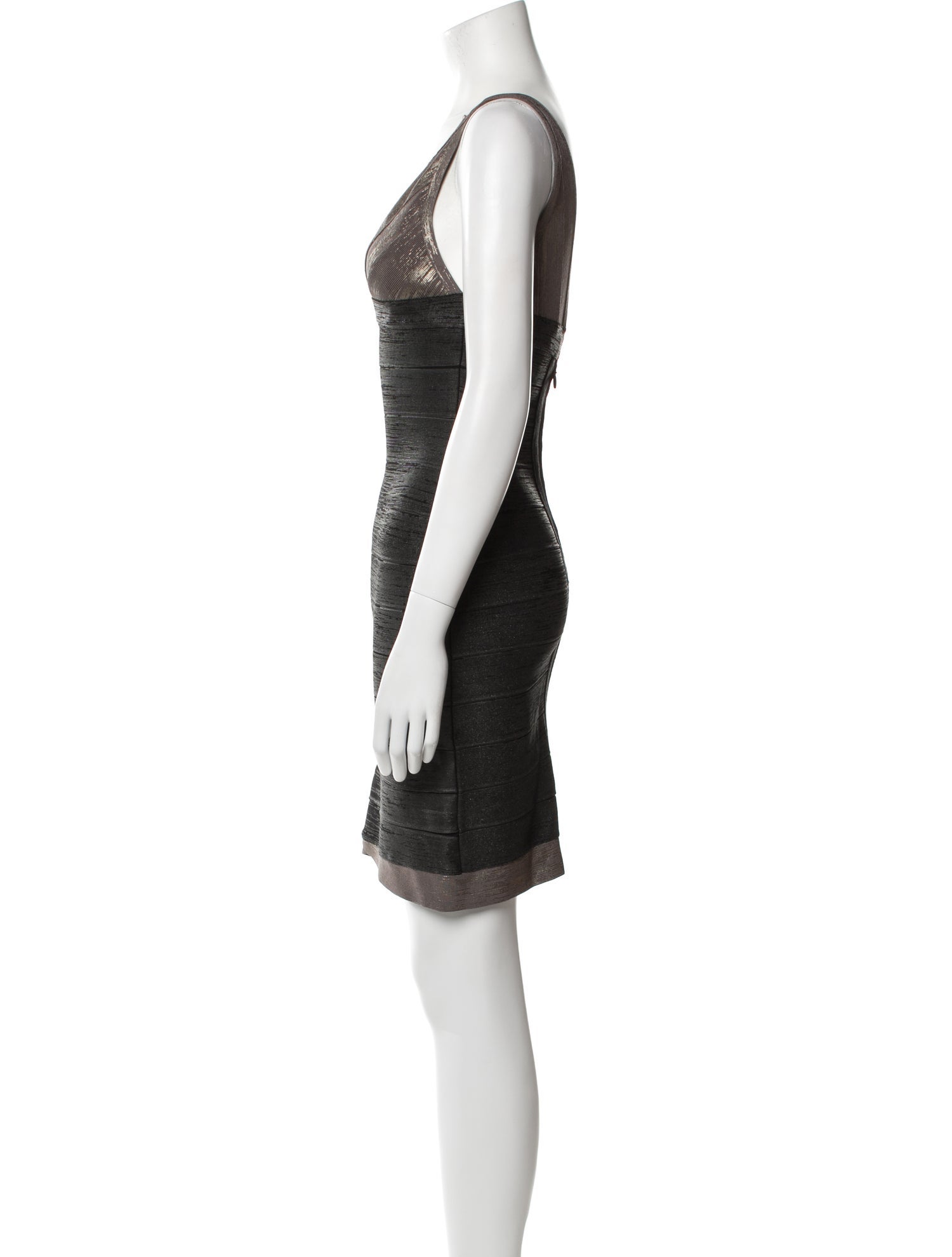 Herve Leger Patterned Mini Dress