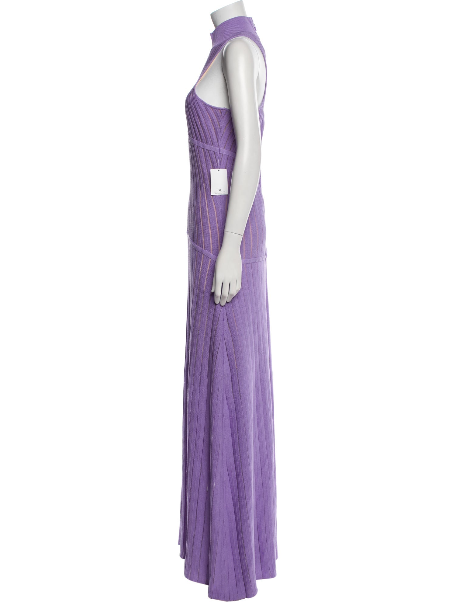 Herve Leger Mock Neck Long Dress w/ Tags