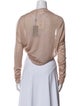 Herve Leger Silk Open Front Sweater