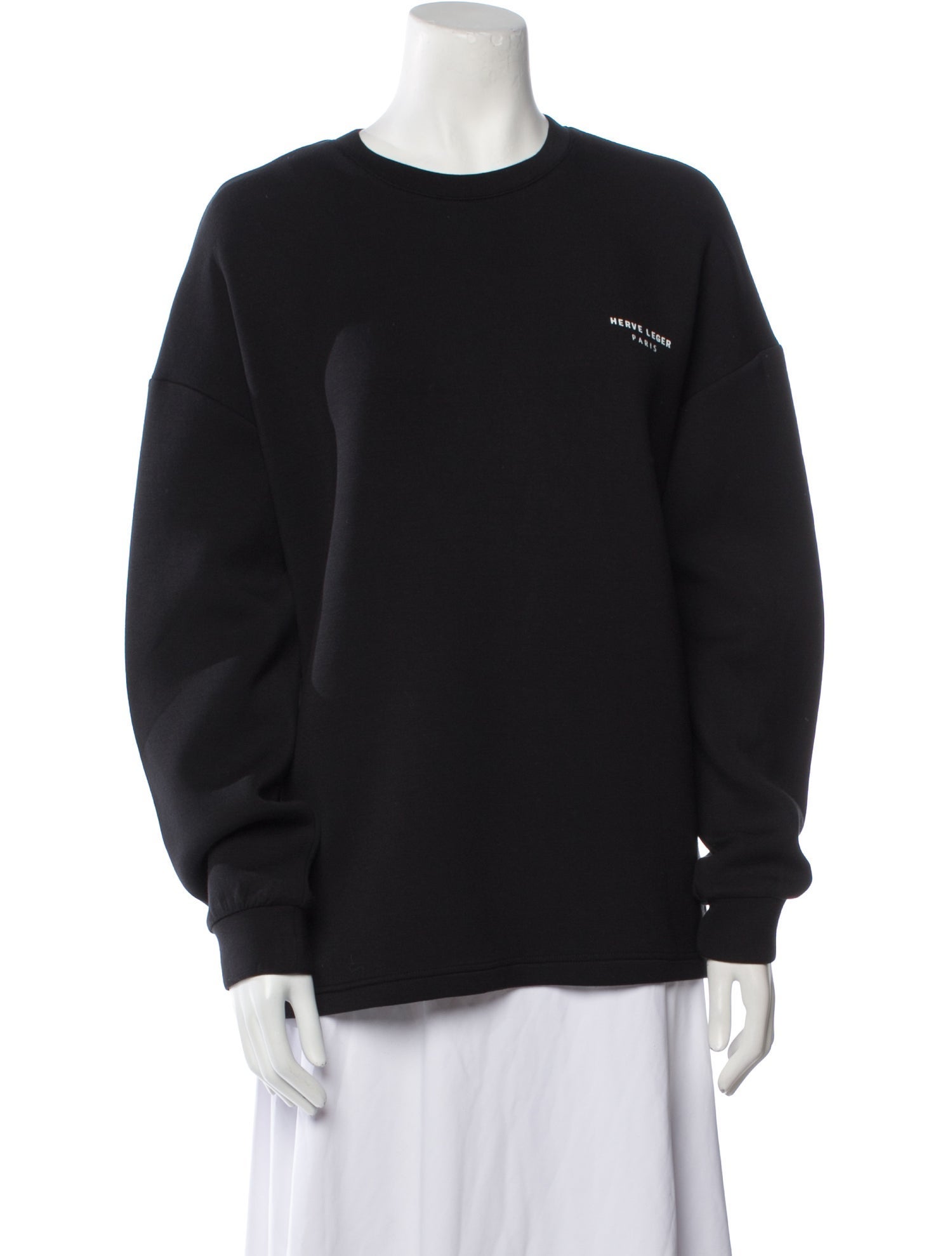 Herve Leger Crew Neck Long Sleeve Sweatshirt w/ Tags