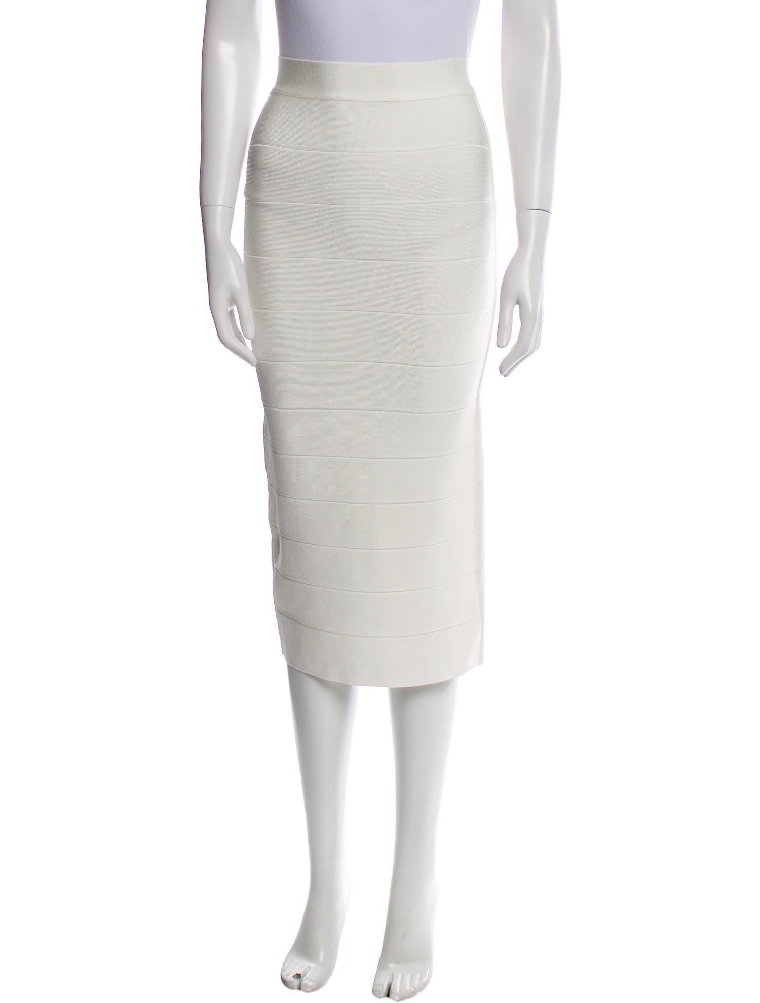 Herve Leger Midi Length Skirt