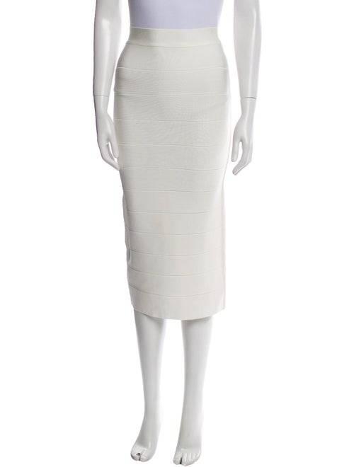 Herve Leger Midi Length Skirt