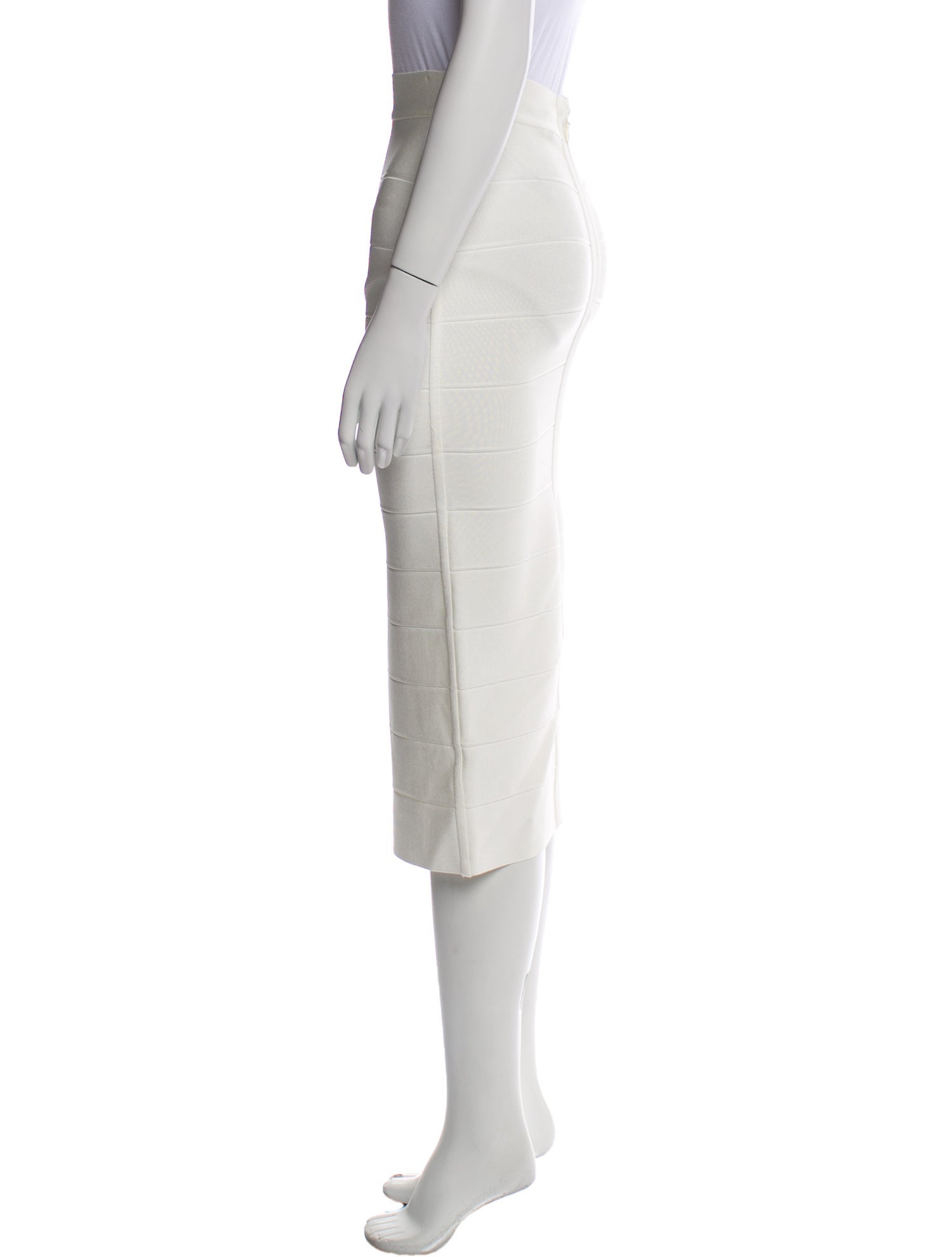 Herve Leger Midi Length Skirt