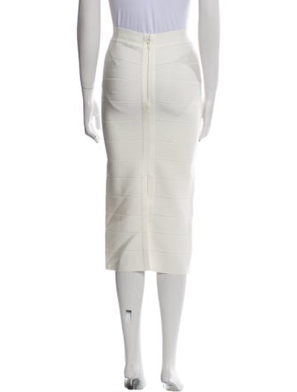 Herve Leger Midi Length Skirt