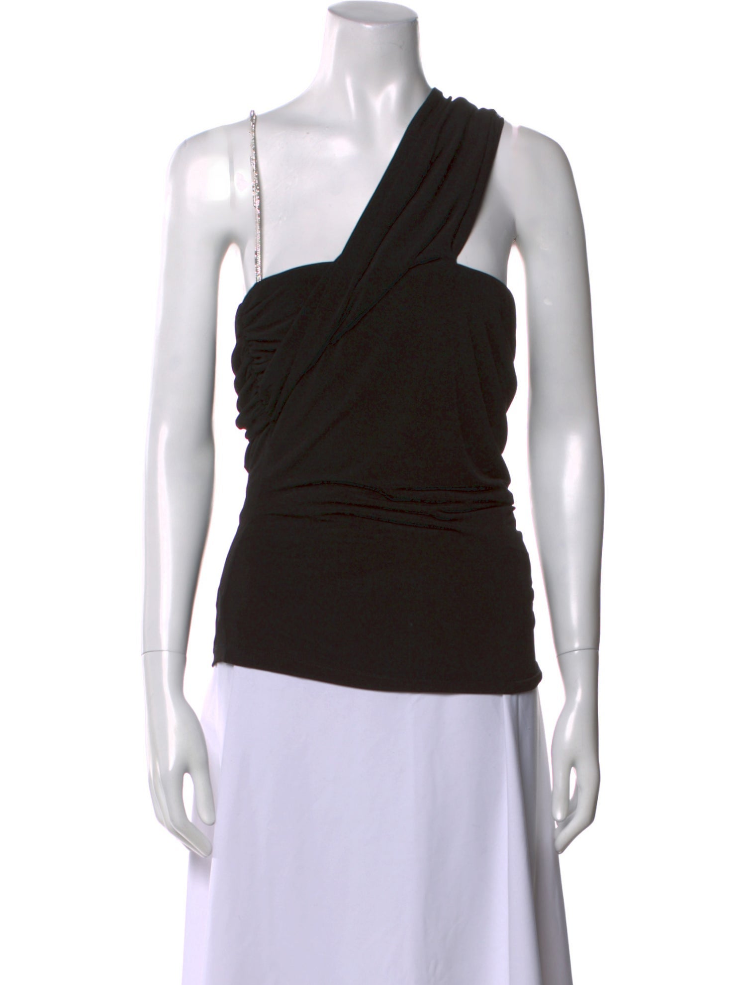 Herve Leger One-Shoulder Sleeveless Top w/ Tags