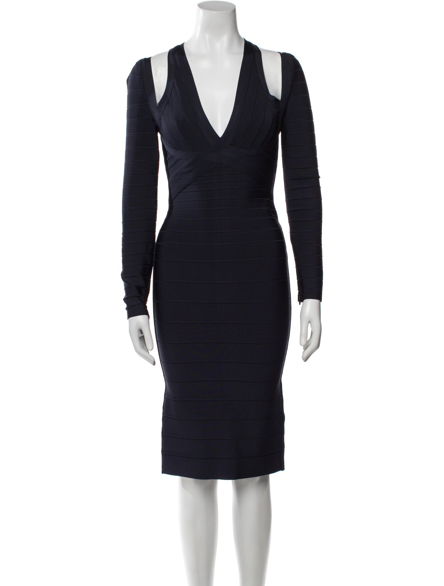 Herve Leger Nina Knee-Length Dress