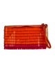 Herve Leger Leather Clutch