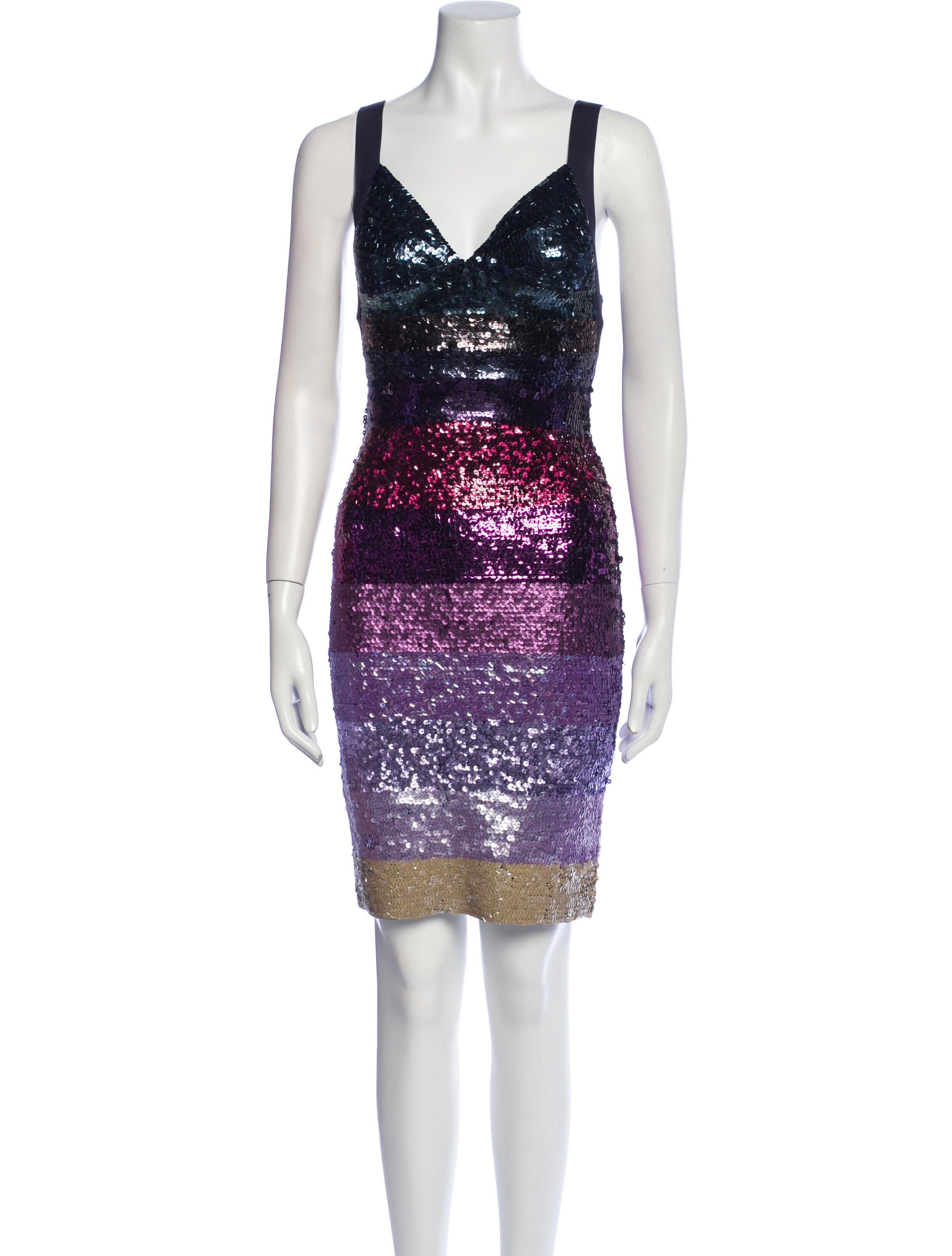 Herve Leger Printed Mini Dress