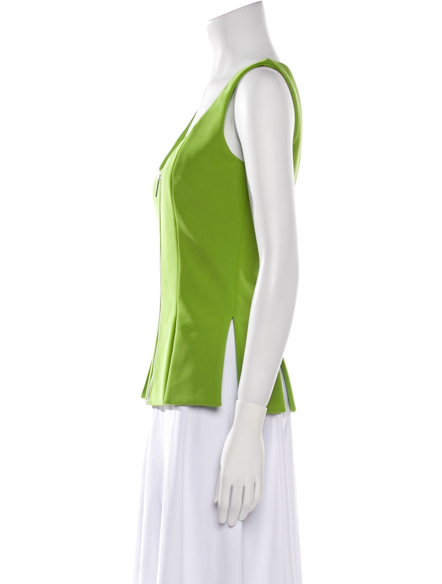 Herve Leger Scoop Neck Sleeveless Top