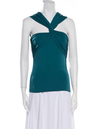 Herve Leger Halterneck Sleeveless Top