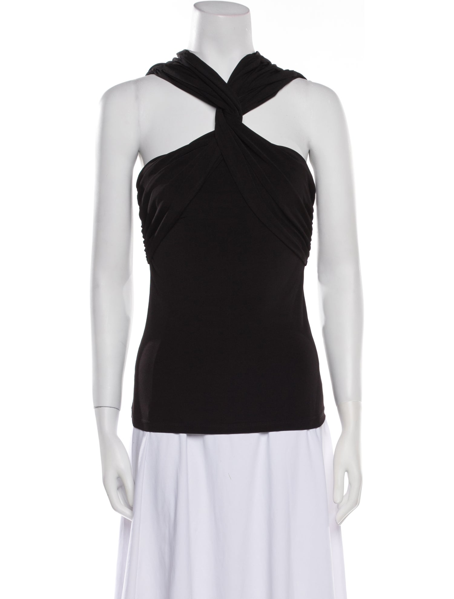 Herve Leger Halterneck Sleeveless Top