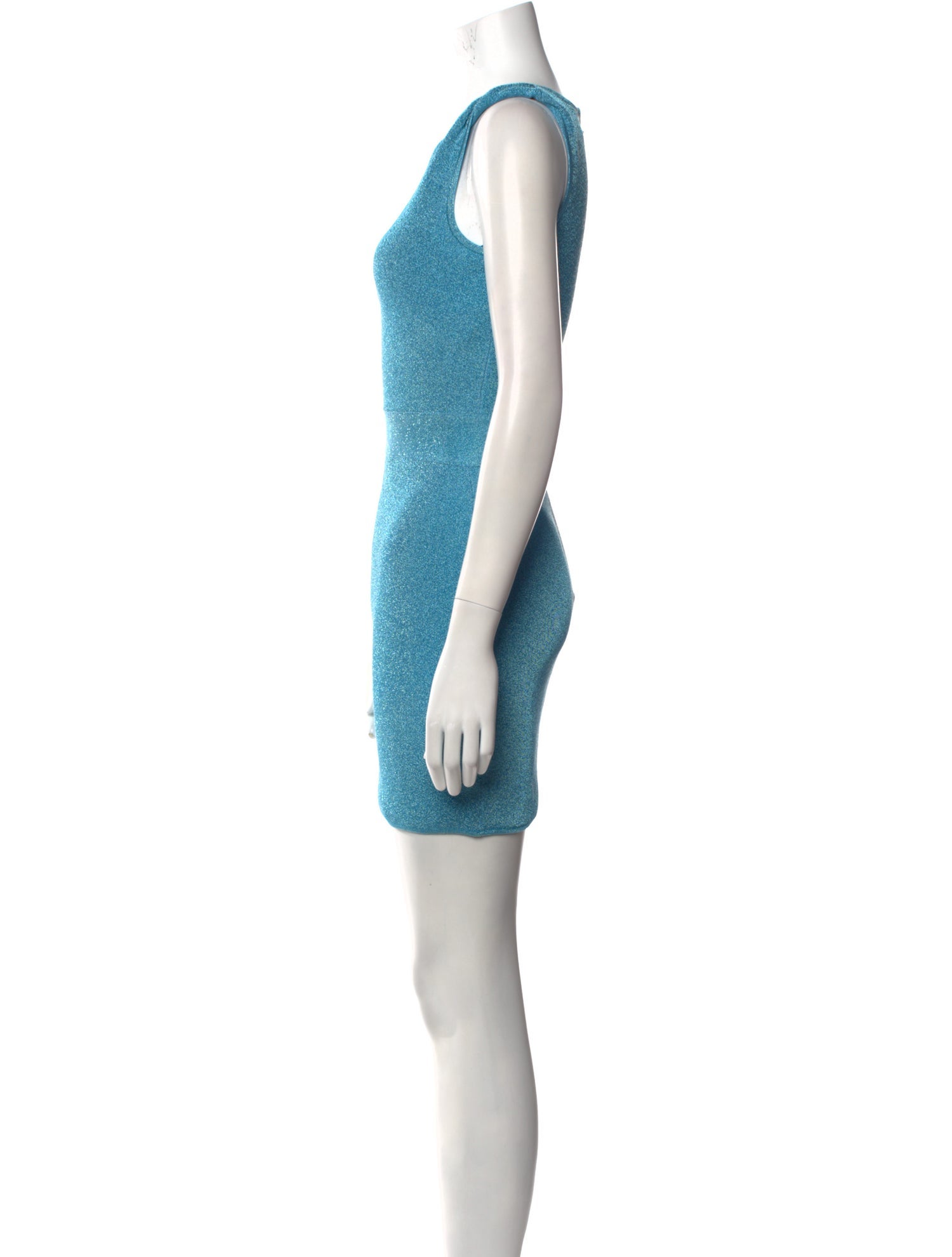 Herve Leger Scoop Neck Mini Dress