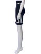 Herve Leger Colorblock Pattern Knee-Length Skirt