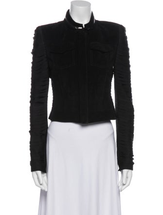 Herve Leger Suede Jacket
