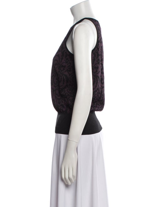 Herve Leger Printed Halterneck Crop Top