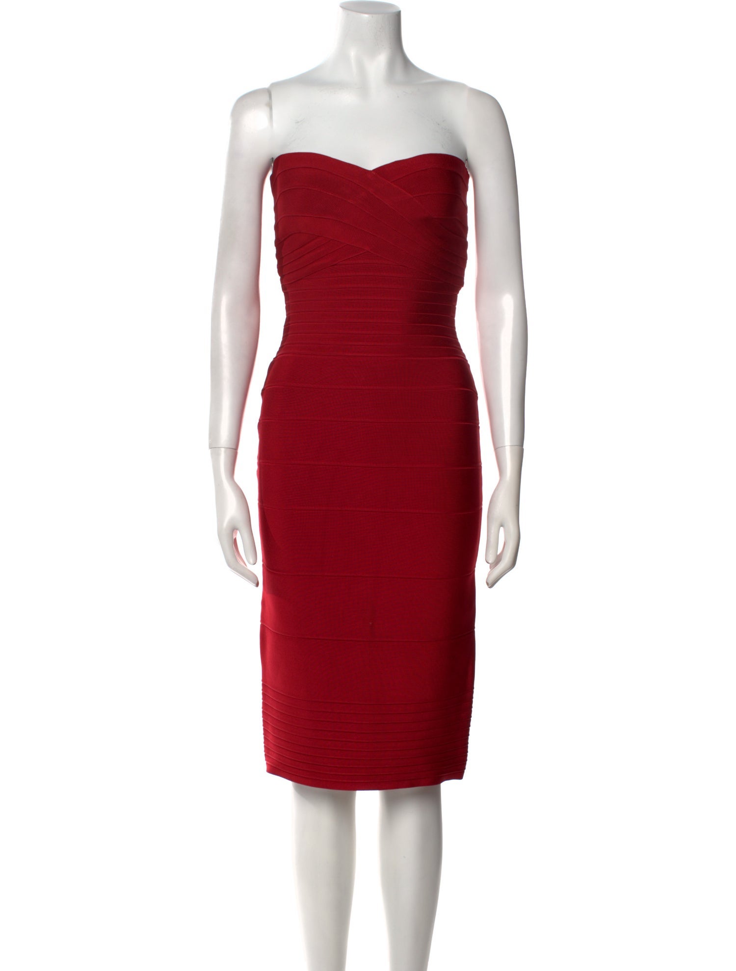 Herve Leger Strapless Mini Dress