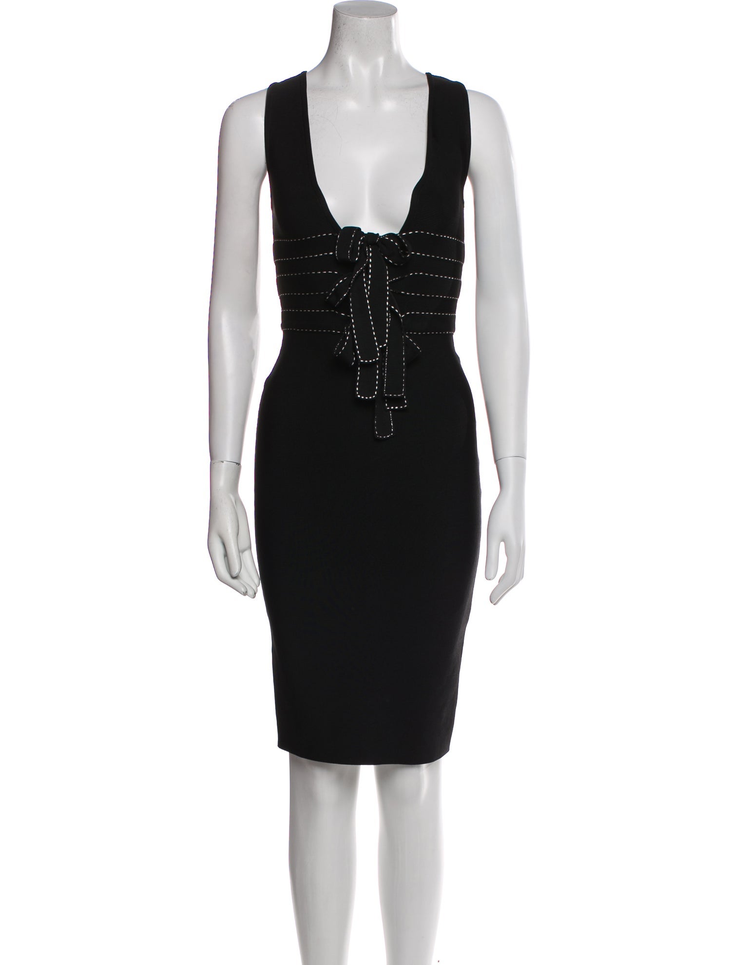 Herve Leger Vintage Knee-Length Dress