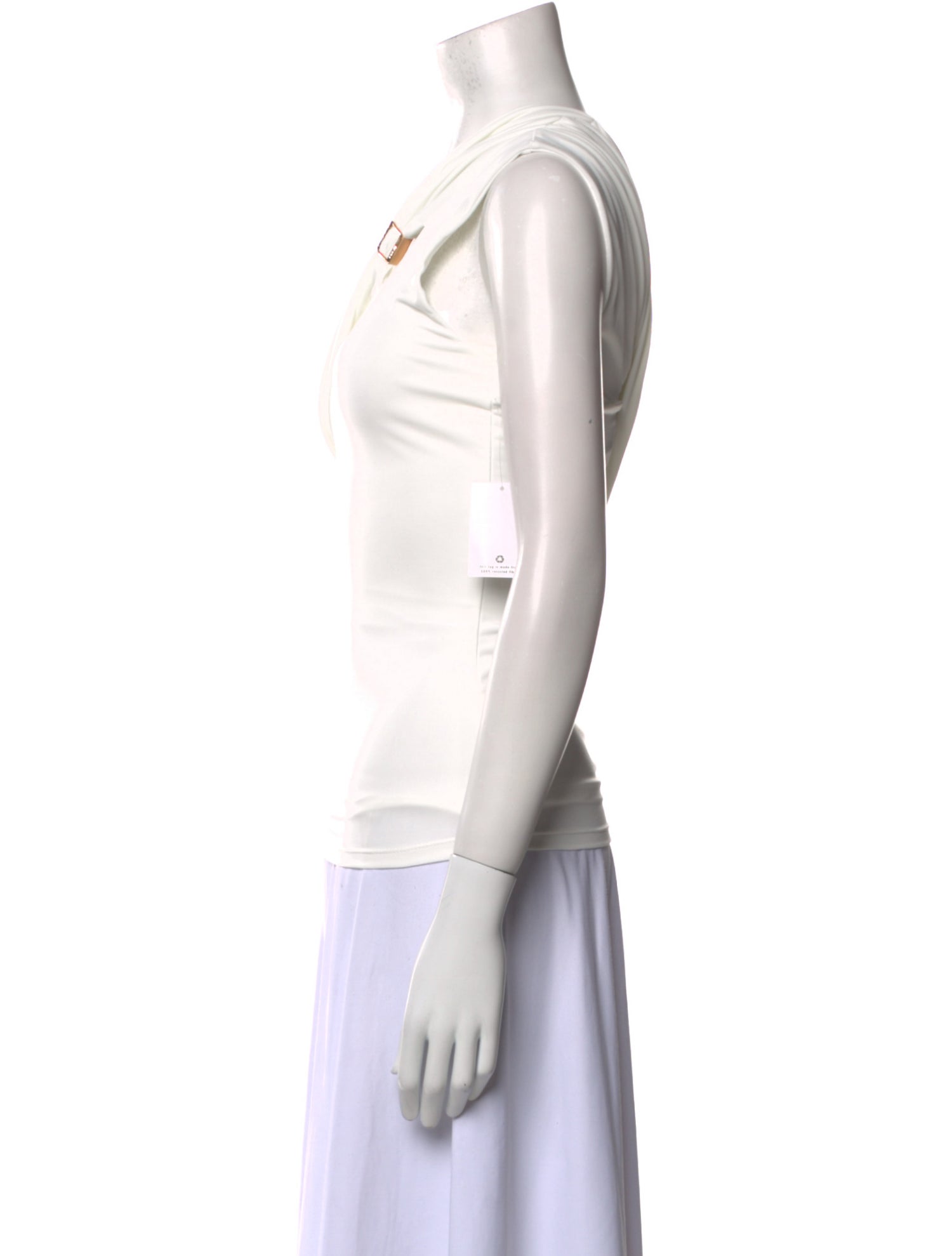 Herve Leger One-Shoulder Sleeveless Top