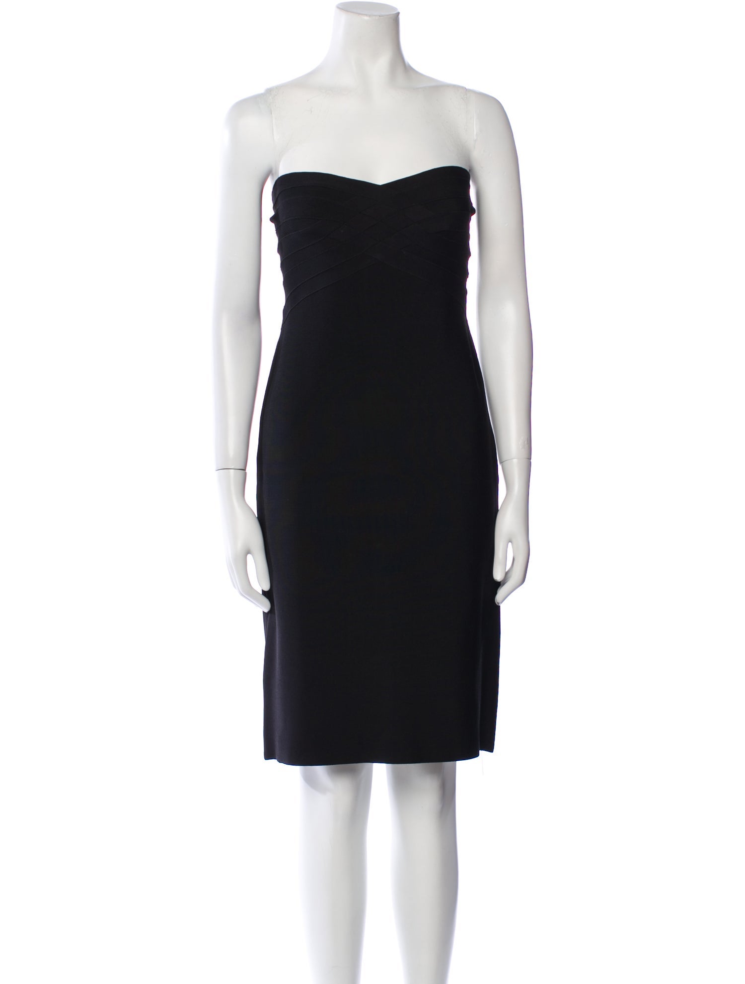 Herve Leger Strapless Mini Dress