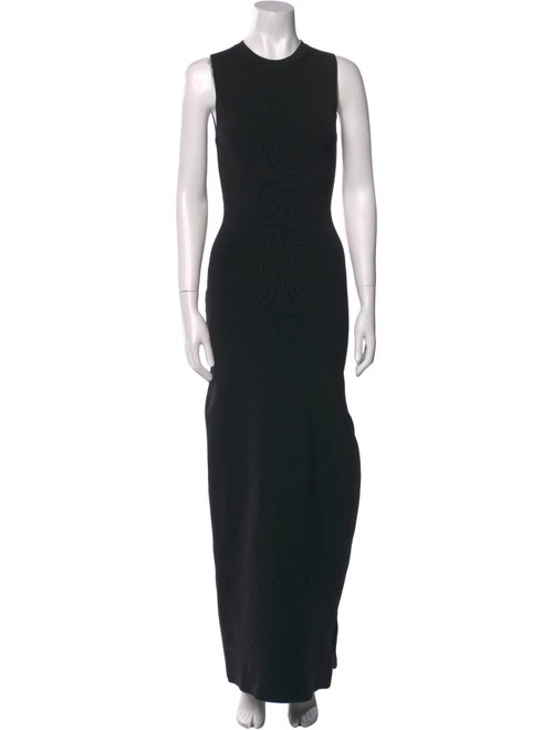 Herve Leger Crew Neck Long Dress