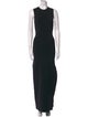 Herve Leger Crew Neck Long Dress