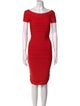 Herve Leger Scoop Neck Mini Dress