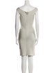Herve Leger Bateau Neckline Mini Dress