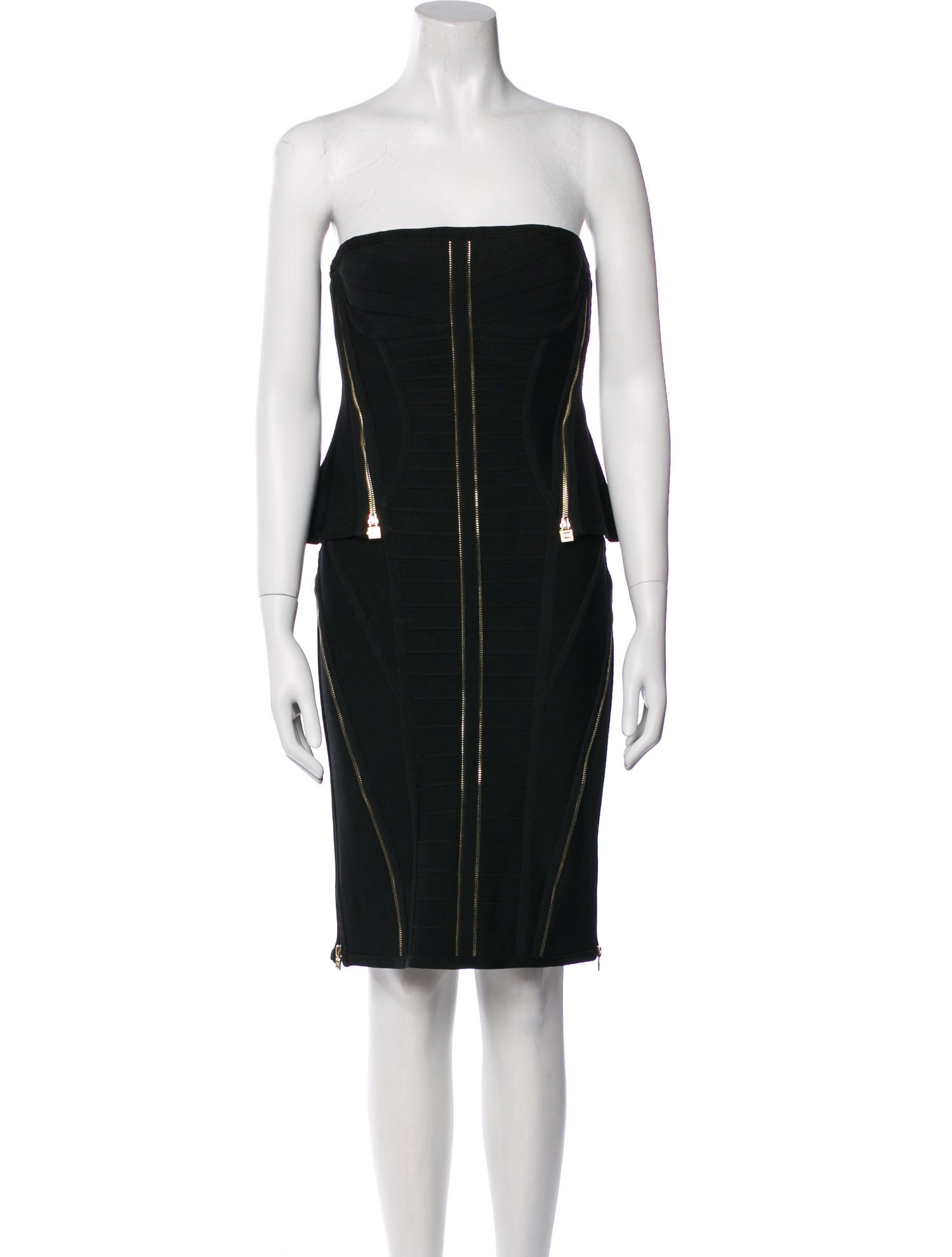 Herve Leger Strapless Mini Dress