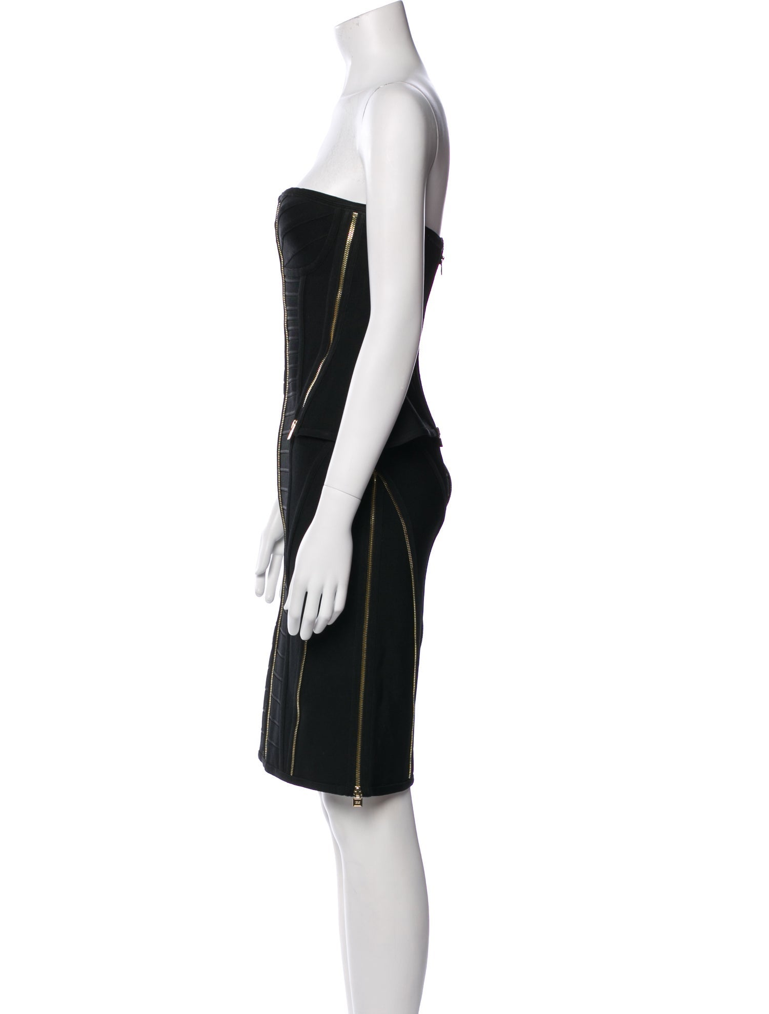Herve Leger Strapless Mini Dress