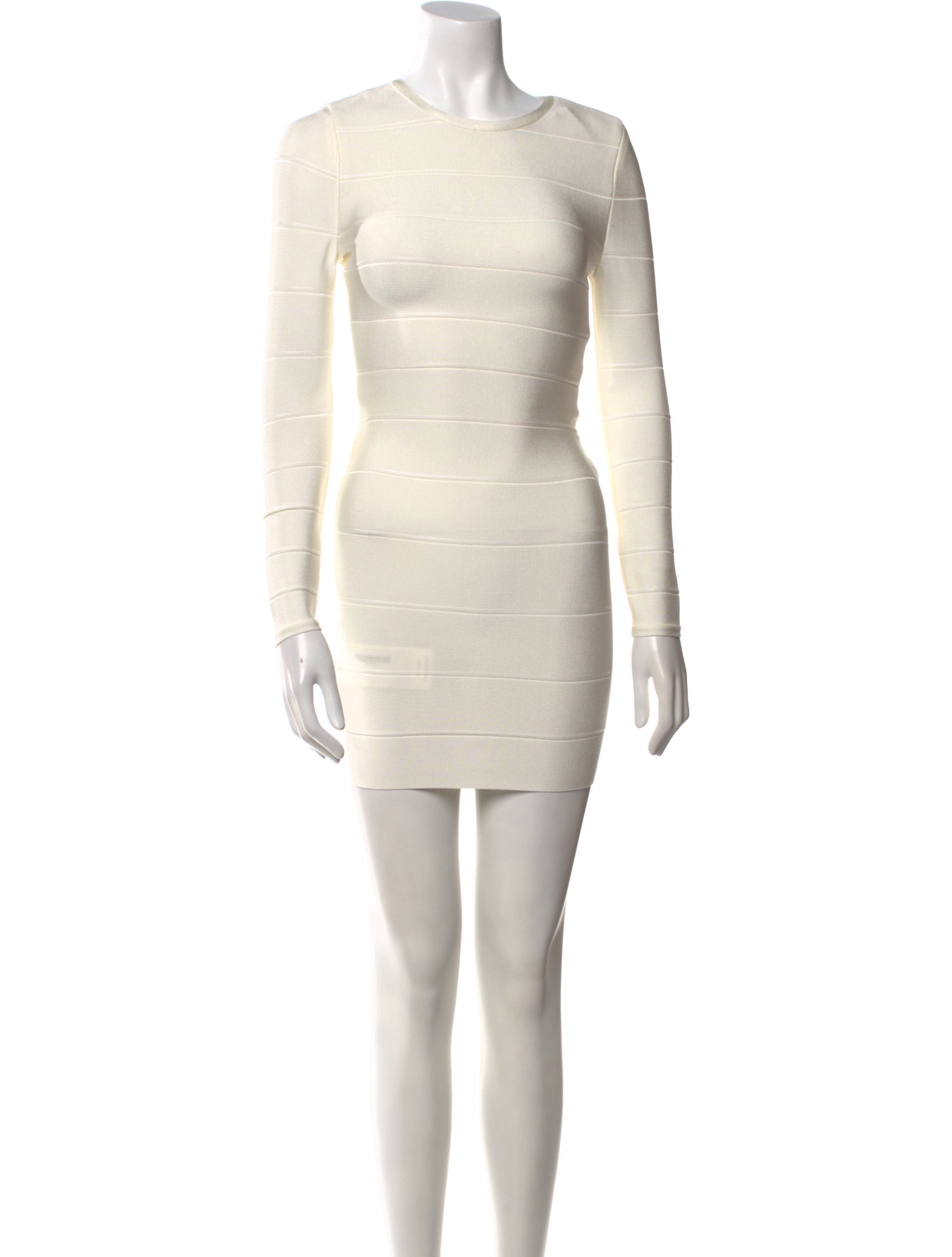 Herve Leger Crew Neck Mini Dress w/ Tags