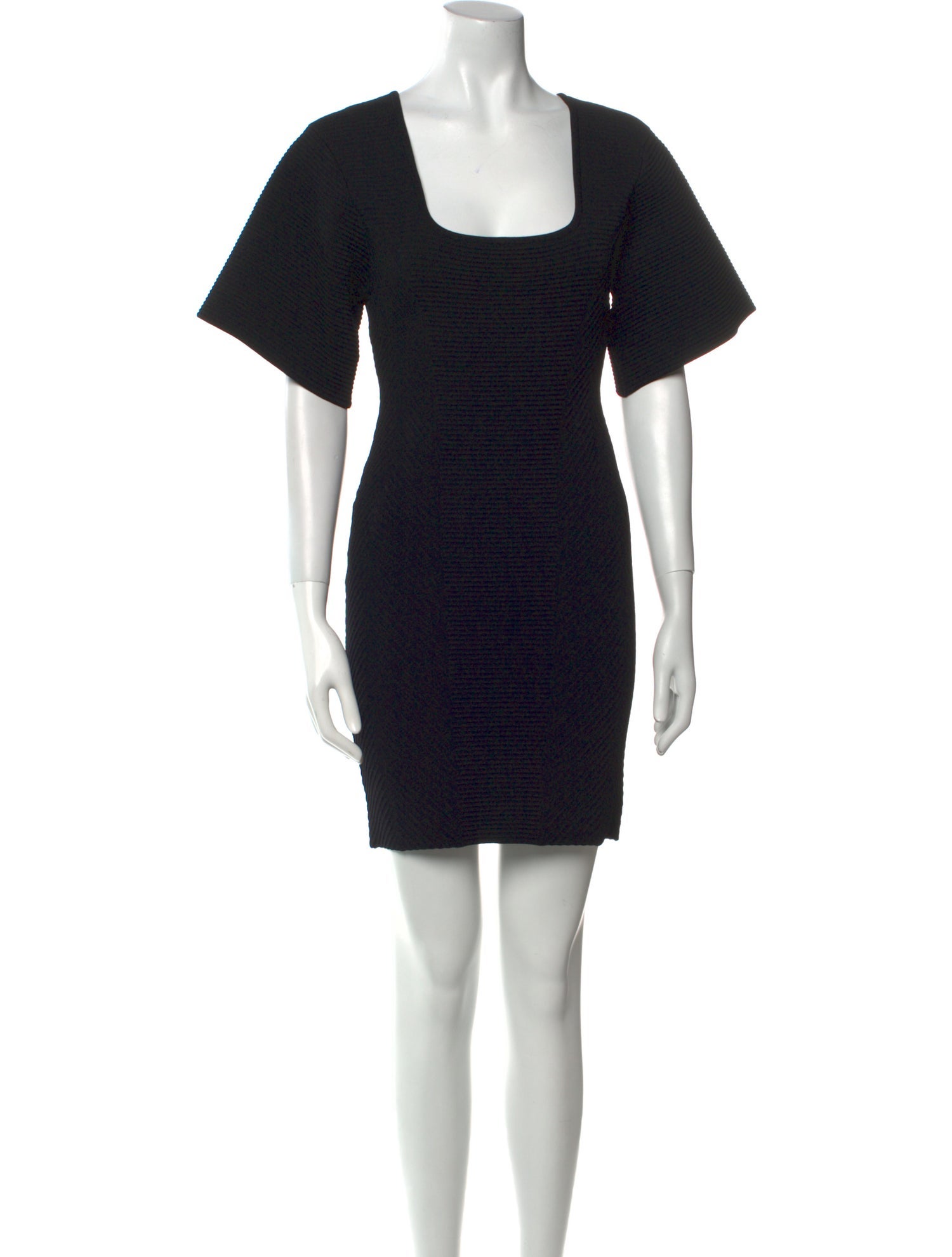 Herve Leger Square Neckline Mini Dress