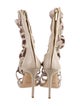 Herve Leger Leather Studded Accents Gladiator Sandals