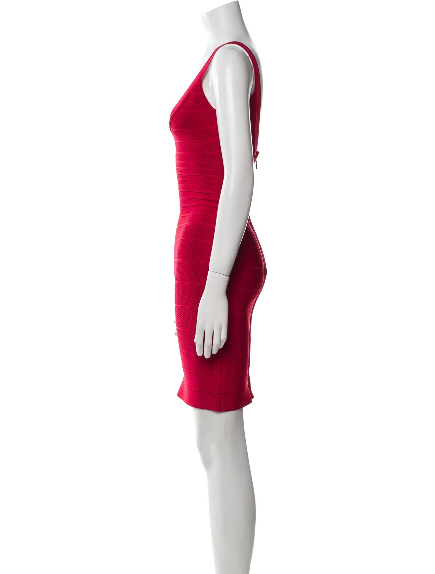 Herve Leger Scoop Neck Mini Dress w/ Tags