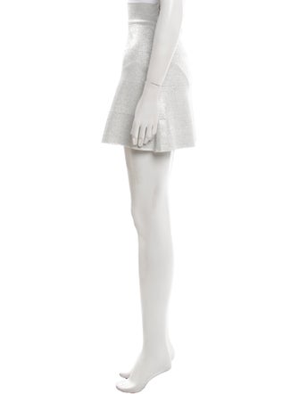 Herve Leger Printed Mini Skirt