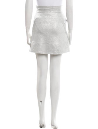 Herve Leger Printed Mini Skirt
