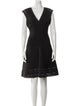 Herve Leger V-Neck Mini Dress