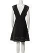 Herve Leger V-Neck Mini Dress