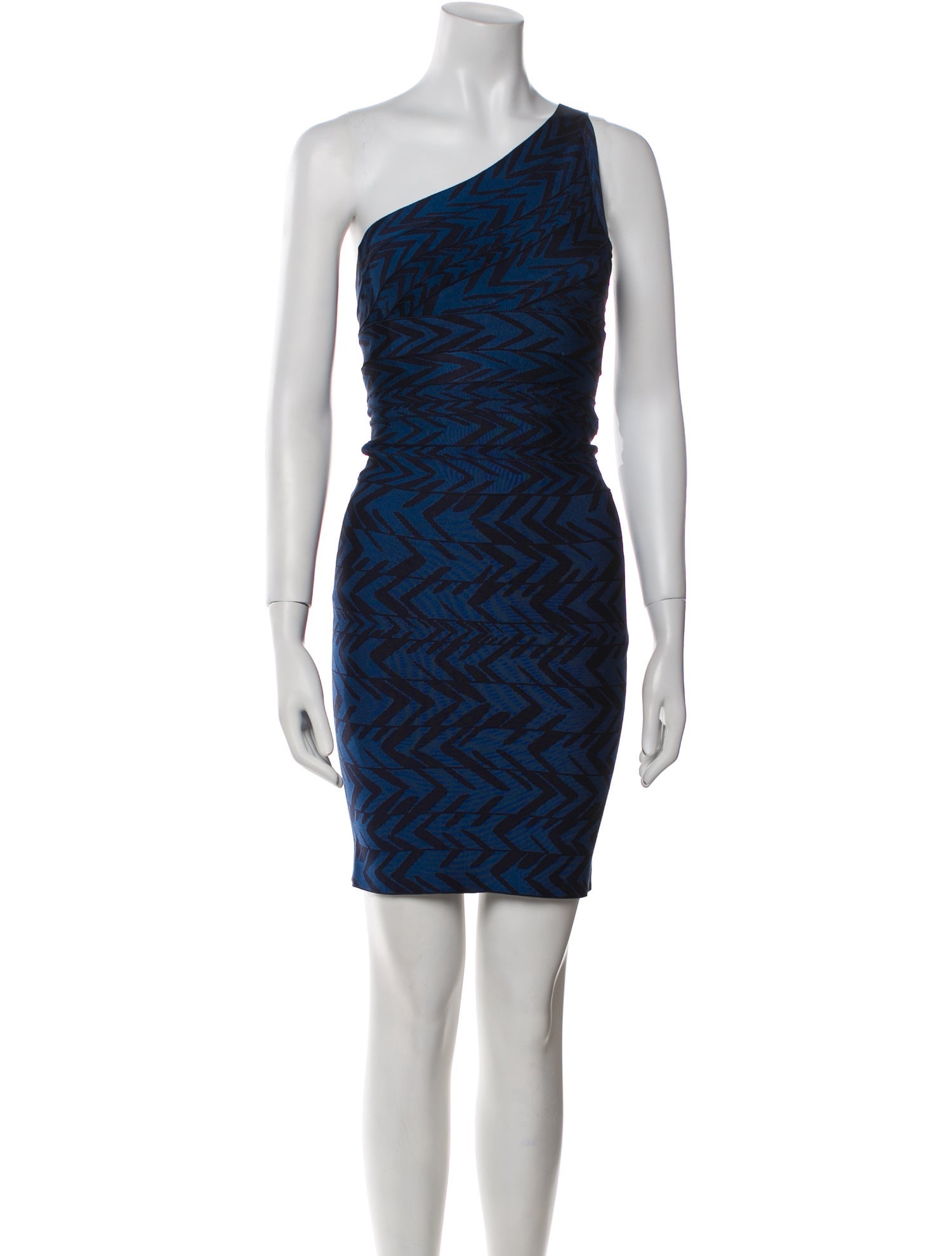 Herve Leger Printed Mini Dress