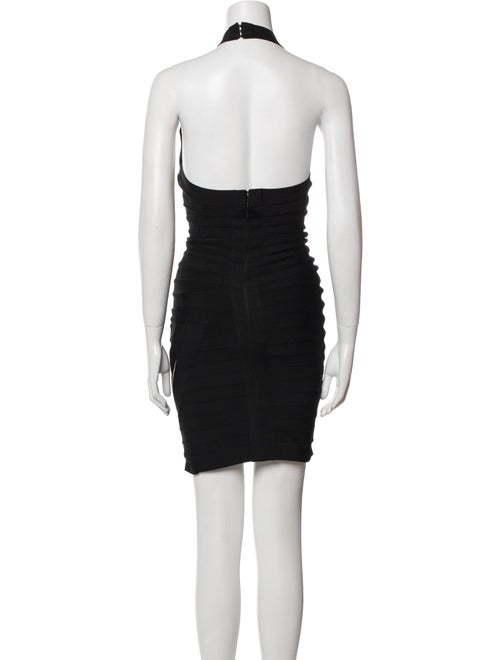 Herve Leger Striped Mini Dress