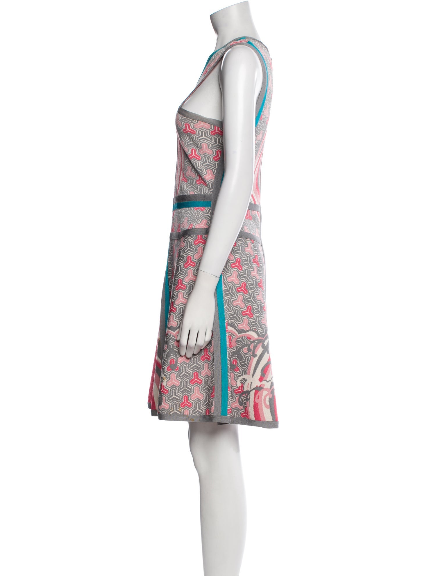 Herve Leger Printed Mini Dress