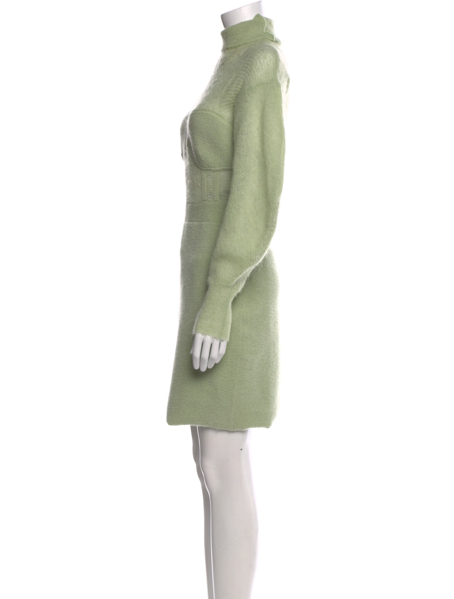 Herve Leger Turtleneck Mini Dress