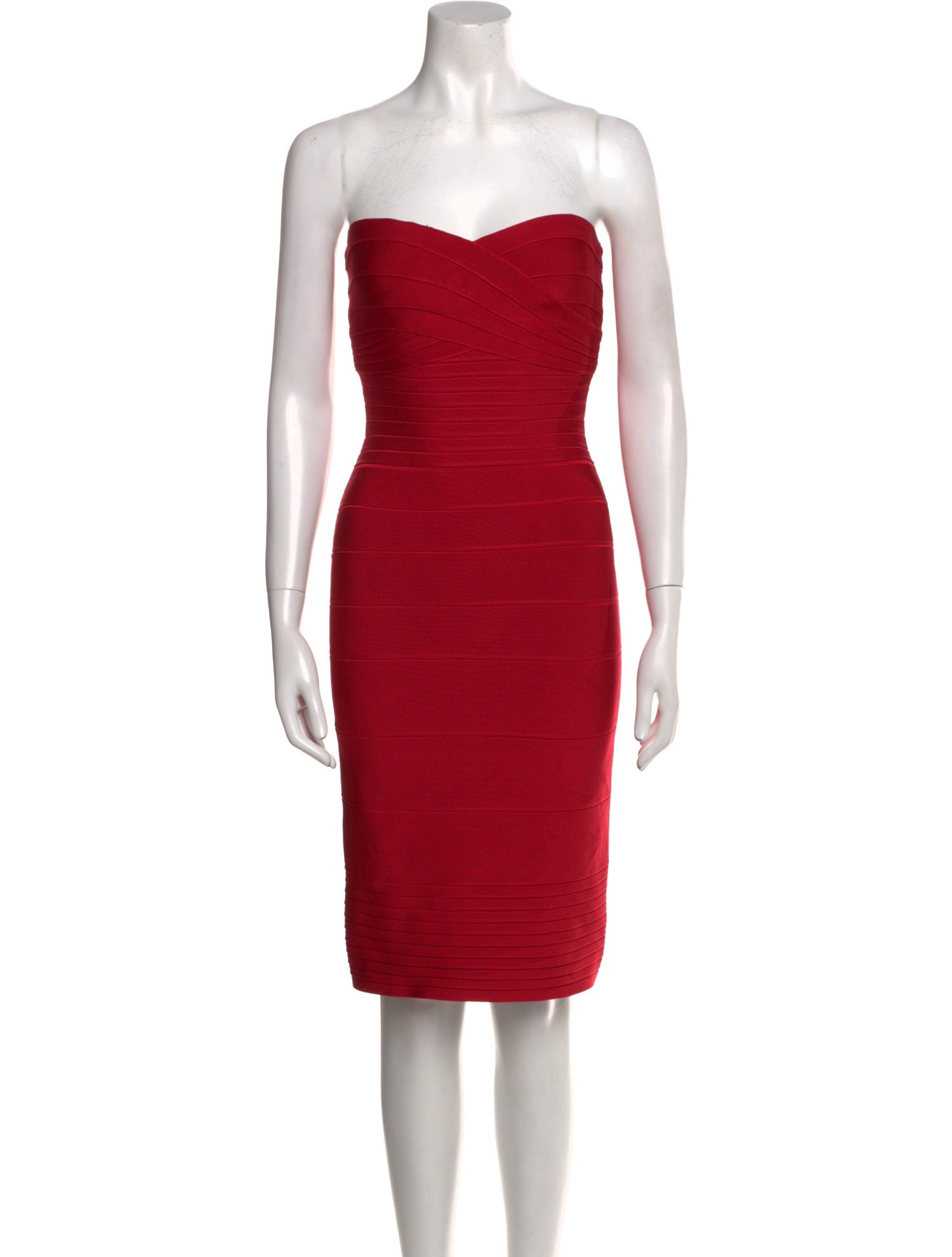Herve Leger Strapless Mini Dress