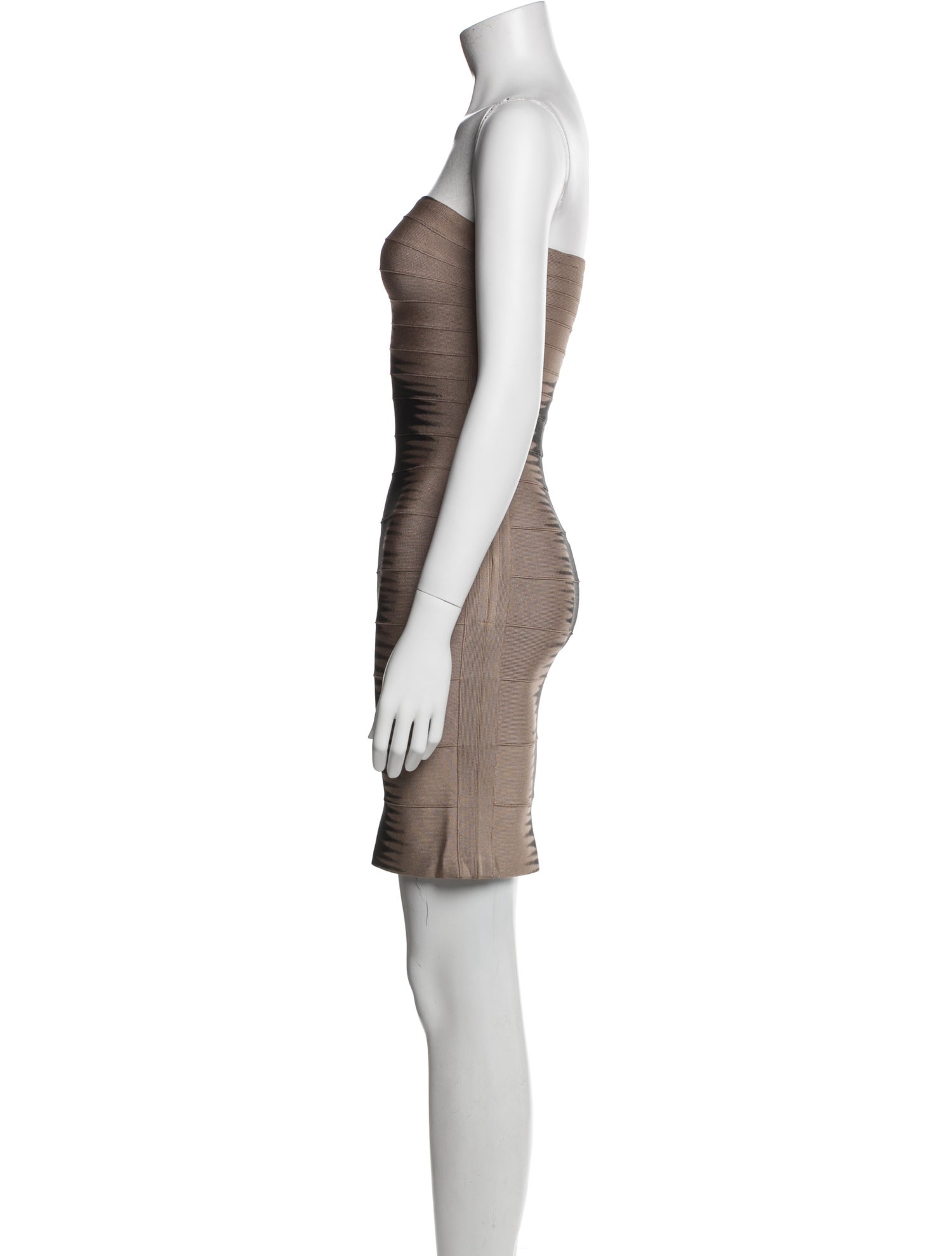 Herve Leger Strapless Mini Dress