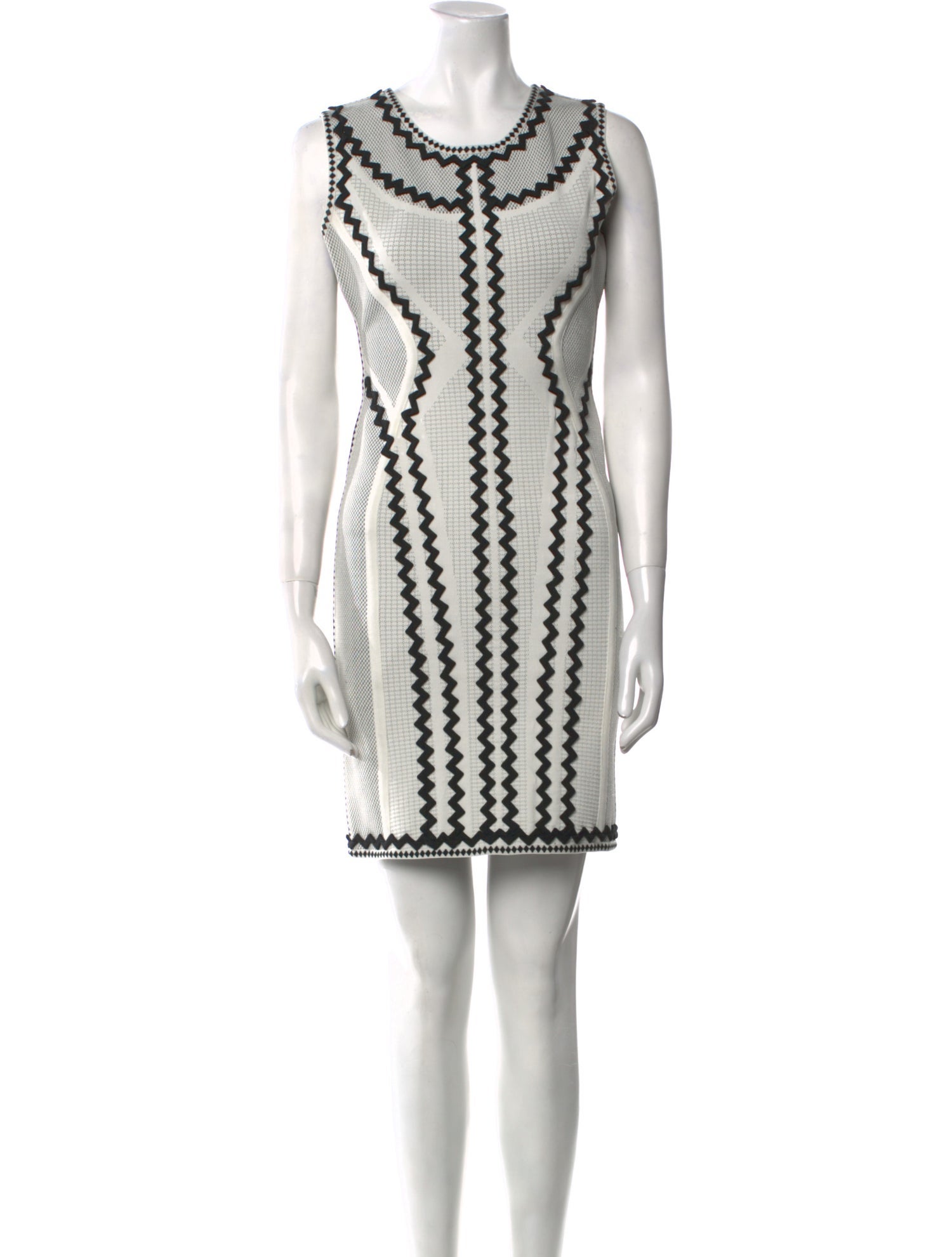 Herve Leger Printed Mini Dress