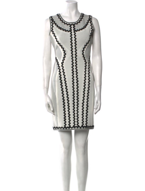 Herve Leger Printed Mini Dress