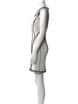 Herve Leger Printed Mini Dress