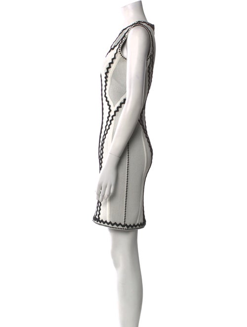 Herve Leger Printed Mini Dress