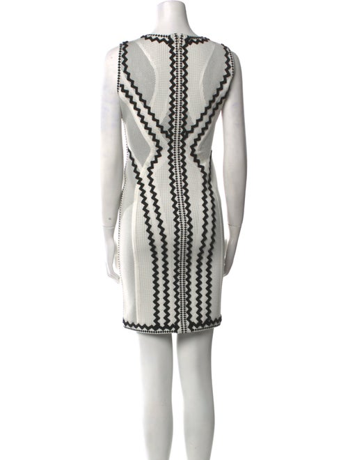 Herve Leger Printed Mini Dress