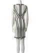 Herve Leger Printed Mini Dress