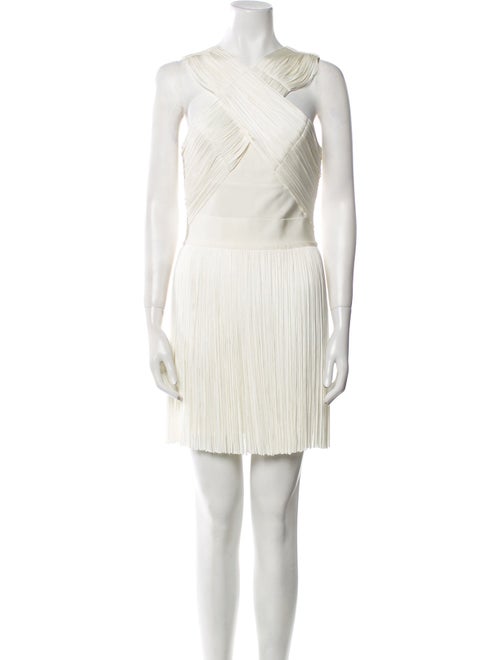 Herve Leger Cowl Neck Mini Dress